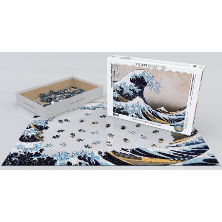 Puzzle Eurographics Grande Vague Kanagawa De 1000 Pc Kubekings Fr