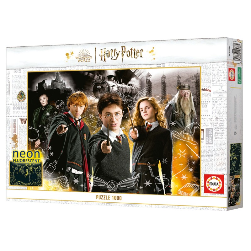 Puzzle Educa Harry Potter Neon Effect 1000 pièces kubekings fr