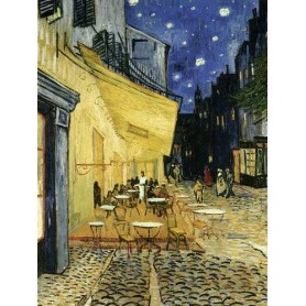 Puzzle Ravensburger Terrasse de Café le Soir de 1000 Pièces Ravensburger - 1