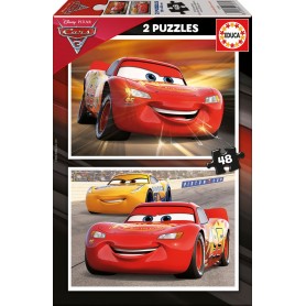 Puzzle Educa Cars 3 de 2 x 48 piezas Puzzles Educa - 1