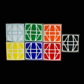 Sticker Hexaminx Kubekings - 1