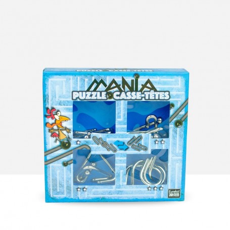 Puzzle Mania Chicken Azul - Eureka! 3D Puzzle