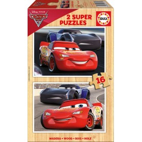 Puzzle Educa Cars 3 de 2 x 16 piezas Puzzles Educa - 1