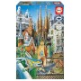 Puzzle Educa Collage Gaudí (Mini) 1000 pièces - Puzzles Educa