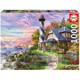 Educa Puzzle 1000 pièces Phare de Rock Bay - Educa Puzzles