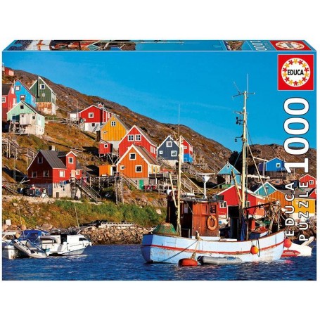 Educa Nordic Houses Puzzle 1000 pièces - Educa Puzzles