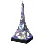 Puzzle 3D Ravensburger Tour Eiffel Disney Night Edition de 216 pièces - Ravensburger