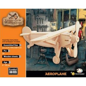 Gepetto's Aeroplano Puzzle 3D