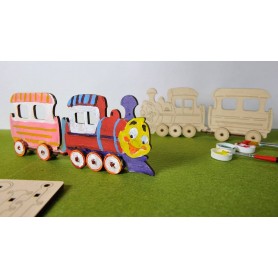 UgearsModels - Locomotora Puzzle 3D