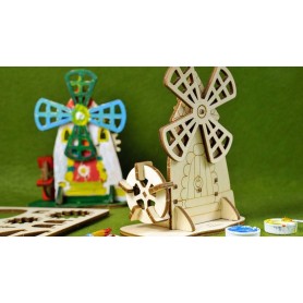 UgearsModels - Molino Puzzle 3D