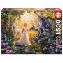 Puzzle Educa Dragon, Princesse et Licorne de 1500 pièces - Puzzles Educa