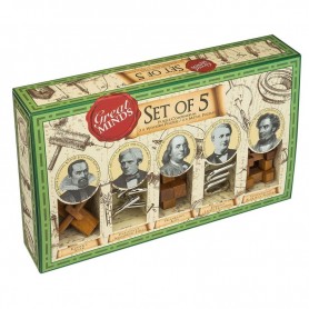 Great Minds - Set de 5 rompecabezas Original Professor Puzzle - 1