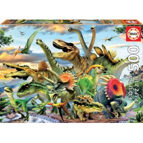 Puzzle Educa Dinosaures de 500 pièces Puzzles Educa - 1