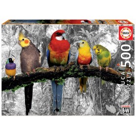 Puzzle Educa Oiseaux dans la jungle de 500 pièces Puzzles Educa - 1
