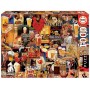 Puzzle Educa Collage de bière vintage de 1000 pièces - Puzzles Educa