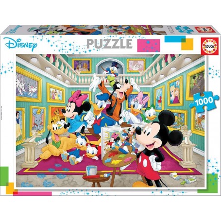 Puzzle Educa La galerie d'art de Mickey de 1000 pièces - Puzzles Educa