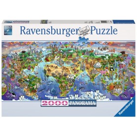 Puzzle Ravensburger Merveilles du monde de 2000 pièces panoramique
