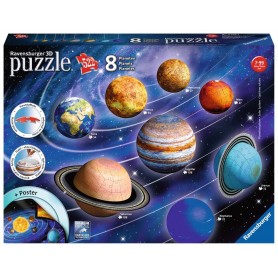 Puzzle 3D Ravensburger Le système planétaire de 522 pièces - Ravensburger