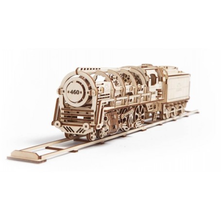 UgearsModels - Locomotive con Tender Puzzle 3D - Ugears Models