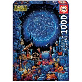 Puzzle Educa L'astrologue, néon de 1000 pièces