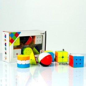 Pack Z-Cube 6 Porte-clés Cube de Rubik