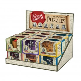 Jeu de casse-tête en bois classique pour adultes et enfants, jeu de puzzle  en métal, 4 pièces par ensemble