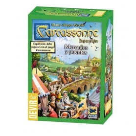 Carcassonne Mercados y Puentes 2018 Devir - 1