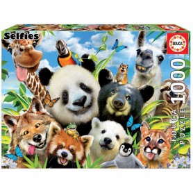 Puzzle 1000 Pièces Tigres sur l'arbre