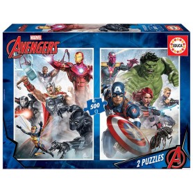 Puzzle Educa The Avengers 2 x 500 Pièces Puzzles Educa - 1