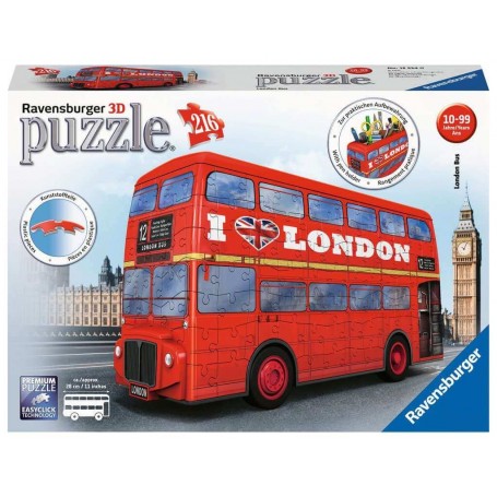 Puzzle Ravensburger 3D Bus londonien 216 Pièces - Ravensburger