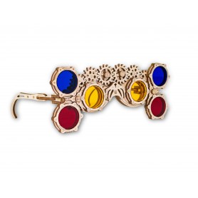 Puzzle eco Wood Art Goggles Triangle 74 Pièces - Eco Wood Art