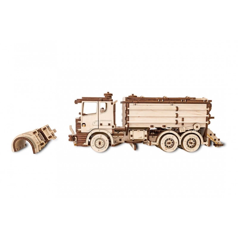 maquette de camion en bois, la déneigeuse, Eco Wood Art, Eco Wood