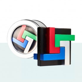 Quad L Metal Puzzle (Quatre couleurs) - Eureka! 3D Puzzle