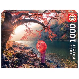 Puzzle Educa Amanecer Rio Katsura, Japón de 1000 Piezas Puzzles Educa - 1