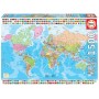 carte du monde politique Puzzle Educa de 1500 pièces - Puzzles Educa
