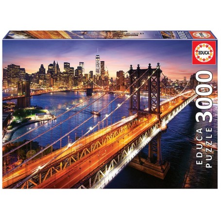 Puzzle Educa Manhattan Sunset 3000 pièces - Puzzles Educa