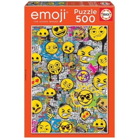 500 Pièces Graffiti Emoji Puzzle Educa - Puzzles Educa