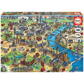 Puzzle Educa Mapa De Londres de 500 Piezas Puzzles Educa - 1