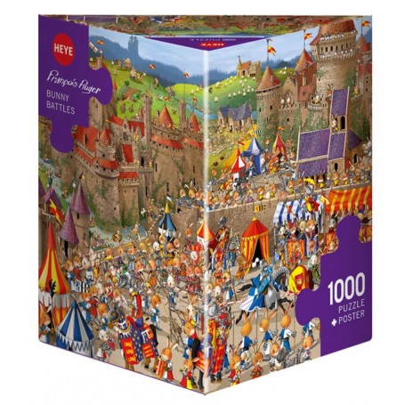 Puzzle Heye Batalla de Conejos de 1000 Piezas Heye - 1