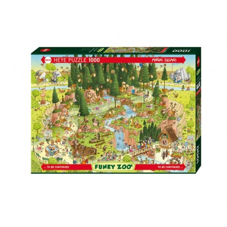Puzzle Heye Habitat de la Forêt-Noire de 1000 pièces Heye - 1