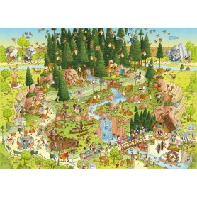 Puzzle Heye Habitat de la Forêt-Noire de 1000 pièces Heye - 2