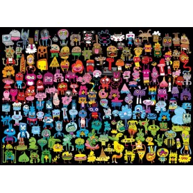Puzzle Heye Gribouillis arc-en-ciel de 1000 pièces Heye - 2
