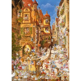 Puzzle Heye De dia, Pueblo romantico de 1000 Piezas Heye - 1