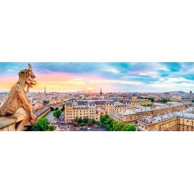 Puzzle Trefl Panorama Vue de la cathédrale Notre-Dame de Paris de 1000 Pièces Puzzles Trefl - 1