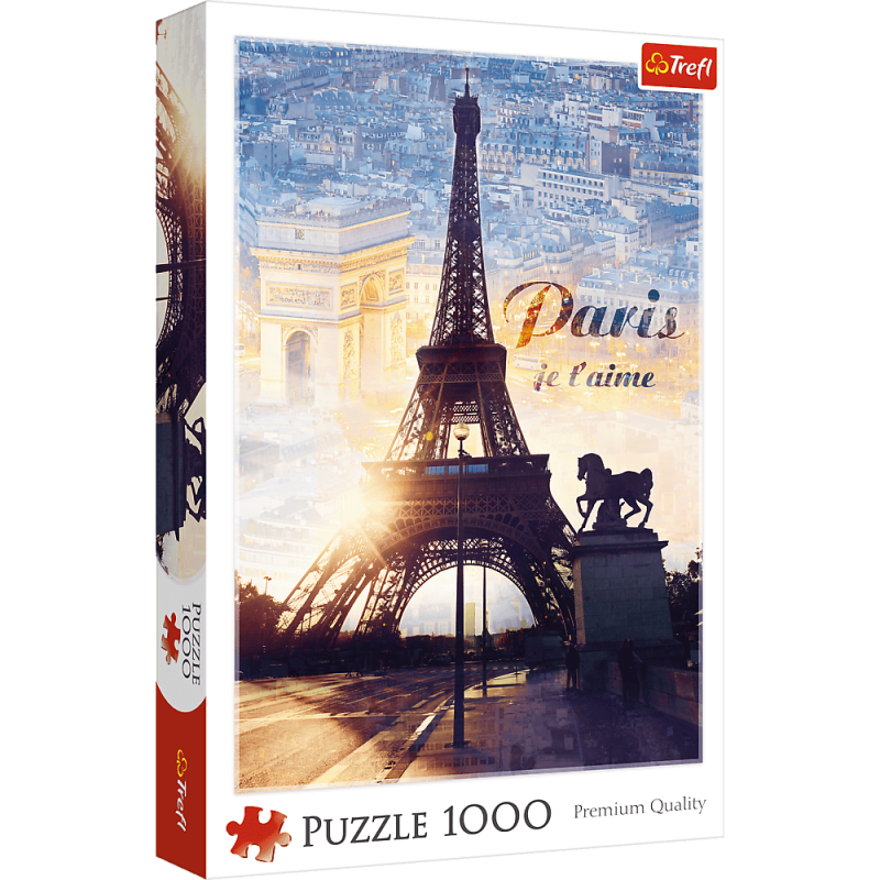 Imaginez Paris au coucher du soleil : puzzle de 1000 pièces