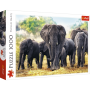 Puzzle Trefl Éléphants d'Afrique de 1000 Pièces - Puzzles Trefl