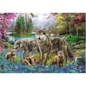 Puzzle Trefl Famille Lupin de 1000 Pièces Puzzles Trefl - 1