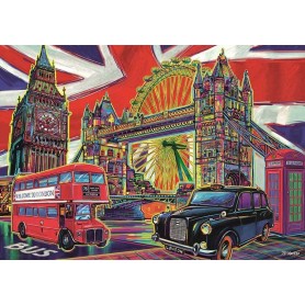 Puzzle Trefl Couleurs de Londre de 1000 Pièces Puzzles Trefl - 1