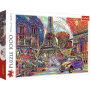 Puzzle Trefl Les couleurs de Paris de 1000 Pièces - Puzzles Trefl