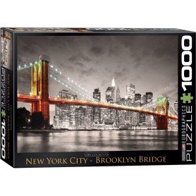 Puzzle Eurographics Pont de Brooklyn de New York de 1000 Pièces Eurographics - 1